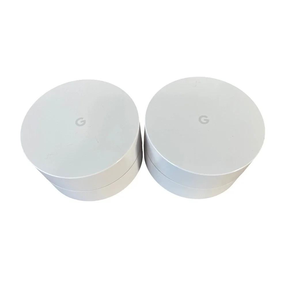 Google Wifi Mesh Router 2 Pack NLS-1304-25 AC1200 White Tested Dual Band